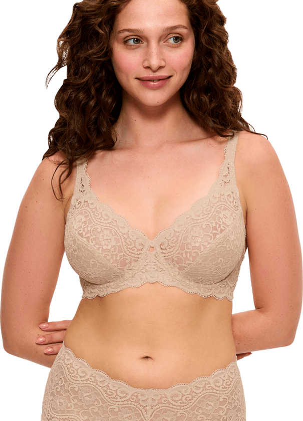 Amourette W BH med spiler, beige, Størrelse: 85F, Kvinner
