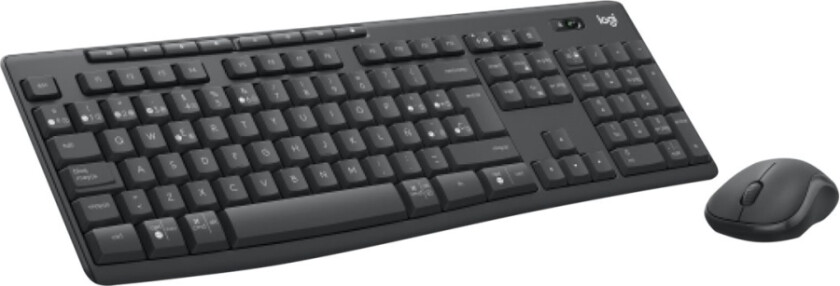 Mk370 Combo For Business - Tastatur- Og Mussett - Trådløs - Bluetooth Le - Qwerty - Spansk - Grafitt