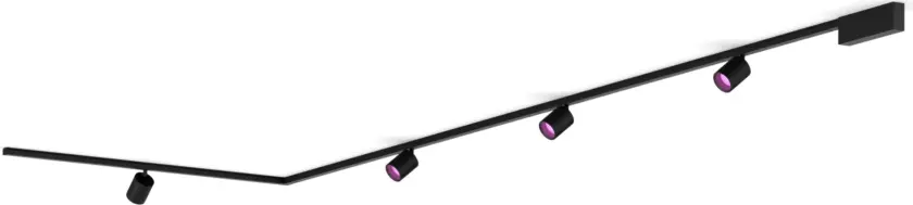 Perifo L-formet takplatesett (4 spotlight)