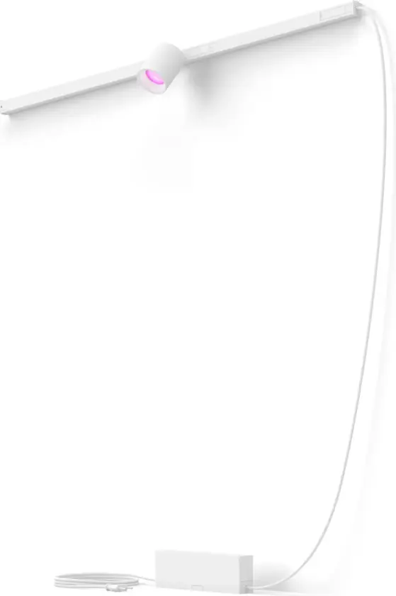 Perifo rett veggplatesett (1 spotlight)