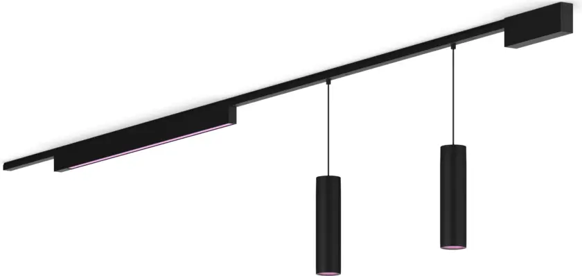 Perifo rett takplatesett (2 pendel, 1 lyslinje)