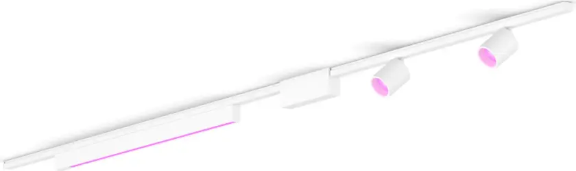 Perifo rett takplatesett (2 spotlight, 1 lyslinje)