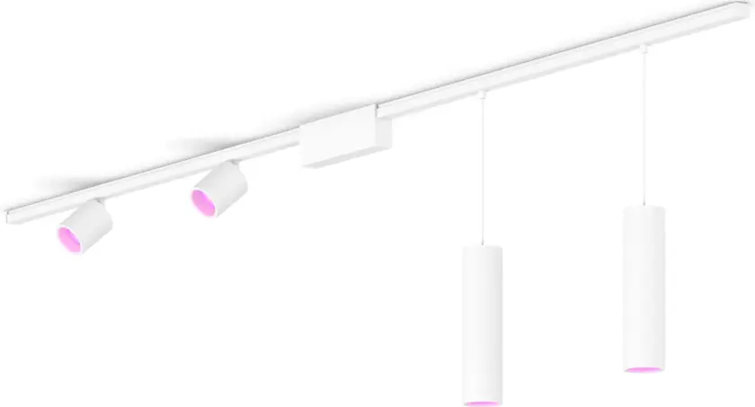 Perifo rett takplatesett (2 spotlight, 2 pendel)