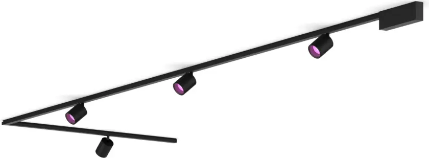 Perifo L-formet takplatesett (4 spotlight)