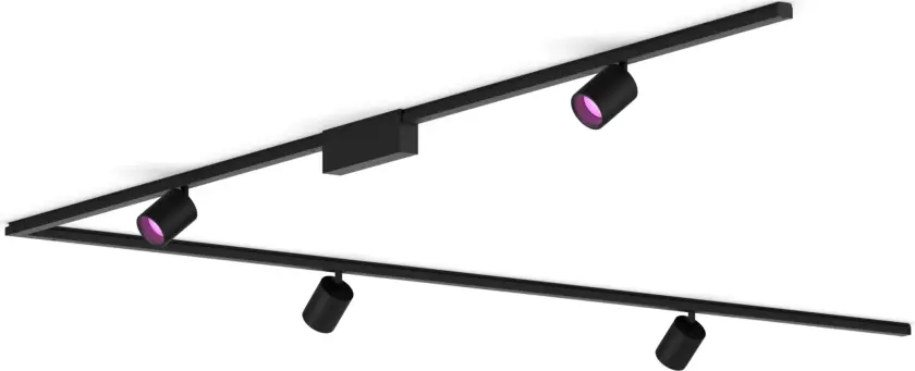 Perifo L-formet takplatesett (4 spotlight)