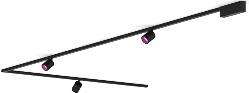 Perifo L-formet takplatesett (3 spotlight)