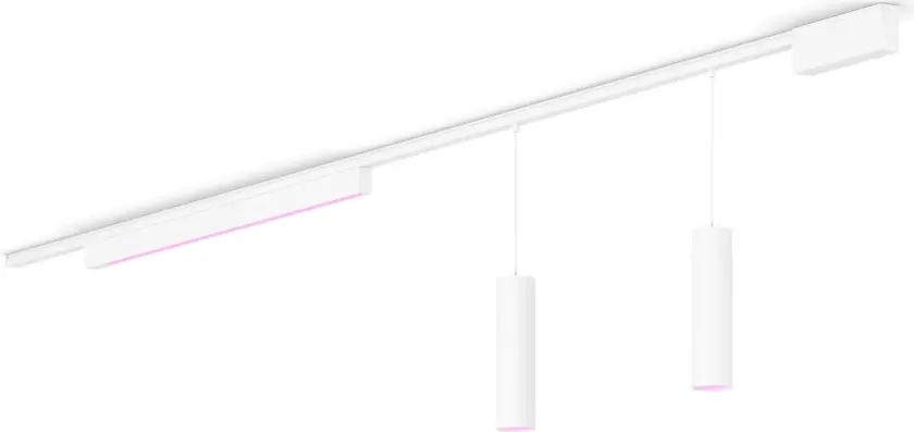 Perifo rett takplatesett (2 pendel, 1 lyslinje)