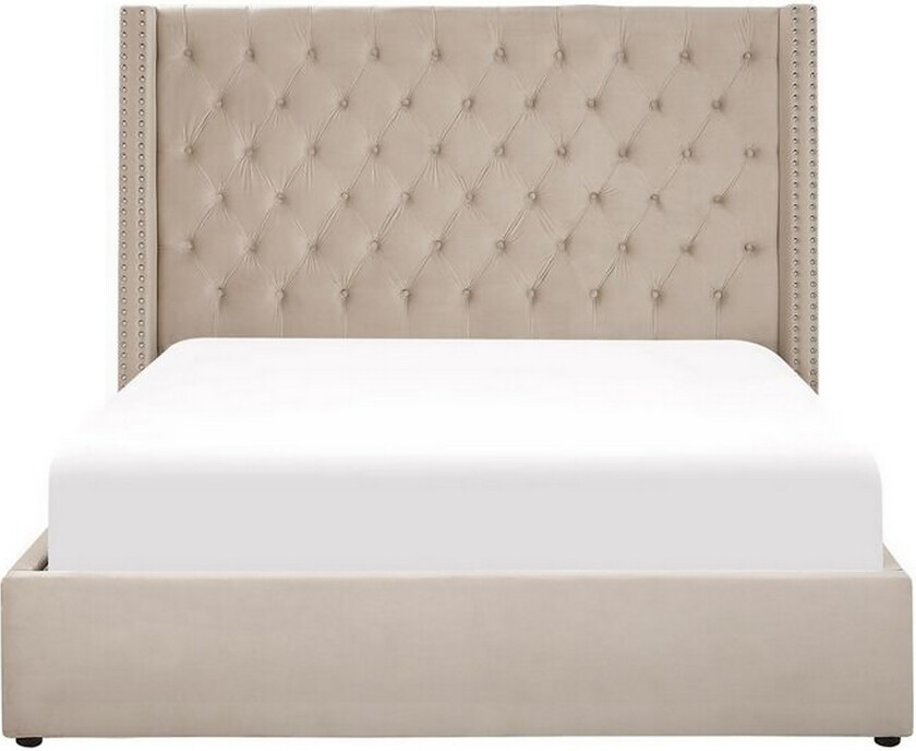 Dobbeltseng Vikens 160x200 cm - Beige