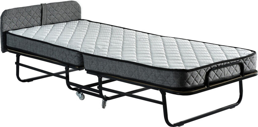 Sammenlegbar Sengeramme 90x200 cm - Hvit/Grå