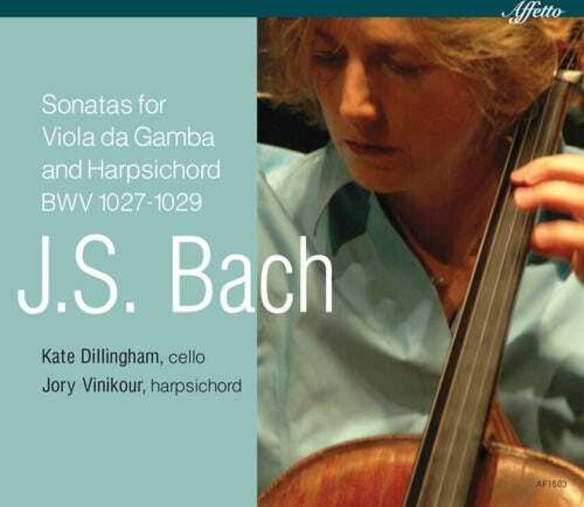 Kate Dillingham, Jory Vinikour J.s. Bach: Sonatas For Viola Da Gamba & Harpsichod CD