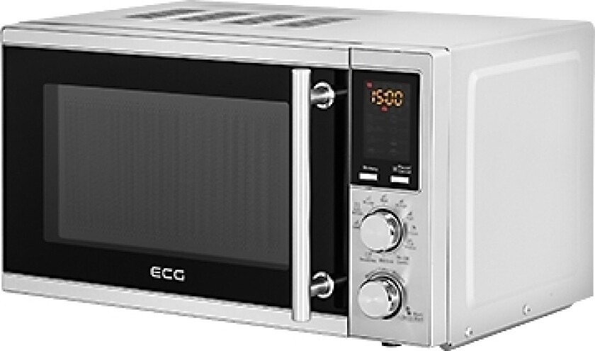Ecg Mtd 2072 Gse, Benkeplate, Grill Mikrobølge, 20 L, 700 W, Knapper, Rotasjon, Sølv