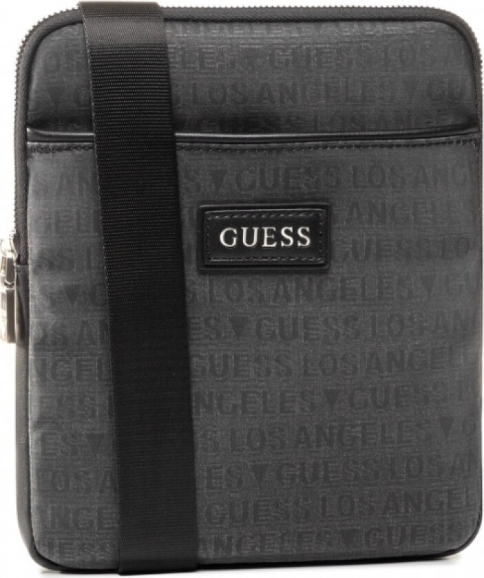 Dan, Flat Top Zip, Crossbody Bag, Grey, 19 X 23 X 2.5 Cm, For Men