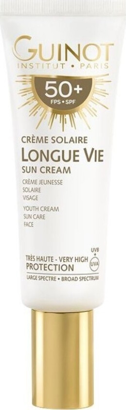 Longue Vie, Anti-Ageing, Sunscreen Cream, For Face, Spf 50+, 50 Ml For Women