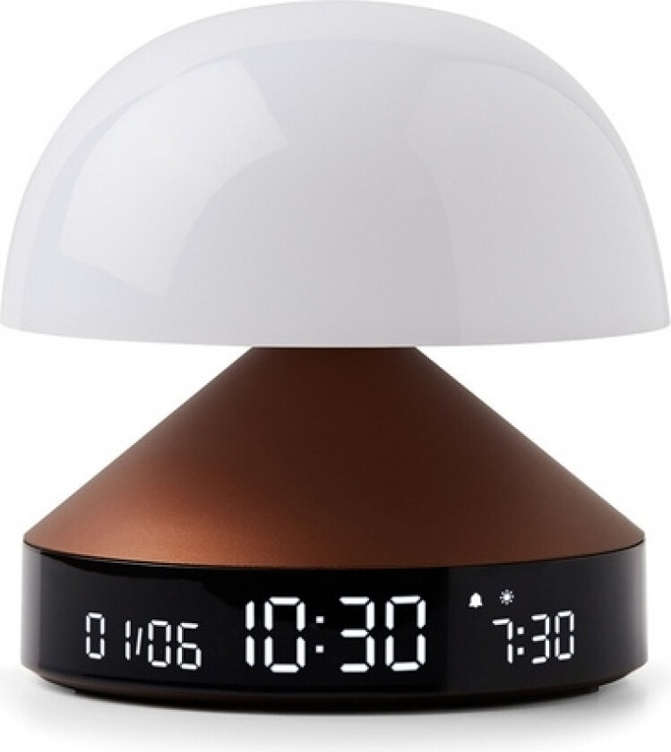 Mina Sunrise Alarm Clock With Lamp Brown/Light Brown Lr153bz