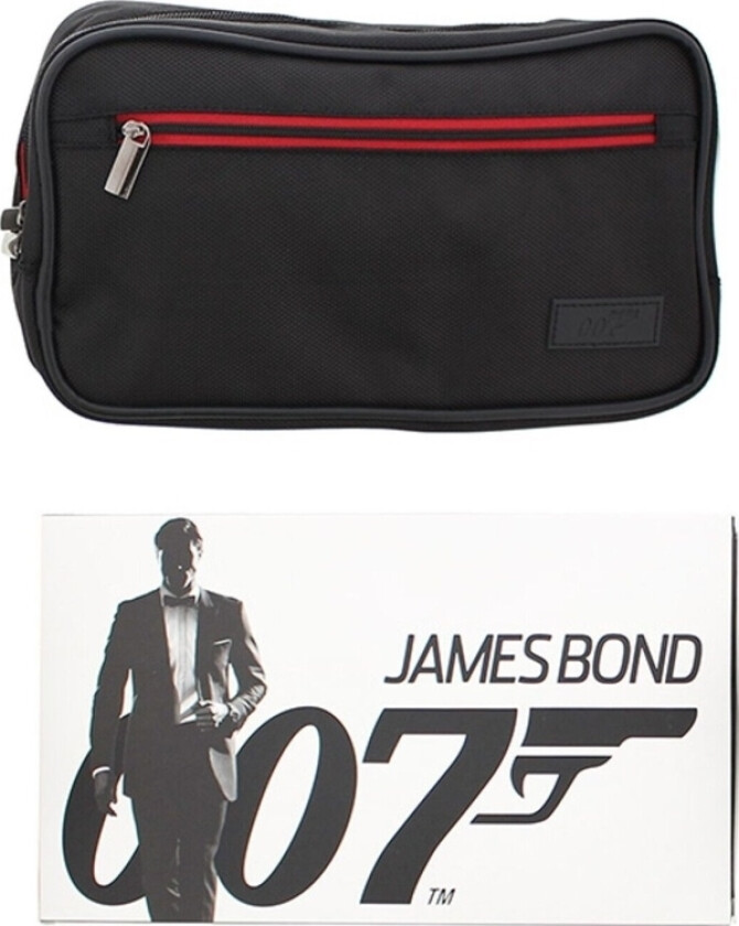 James Bond James Bond, 007, Material, Bag, Toiletry, Black, For Men, 28 X 15 X 10 Cm For Men