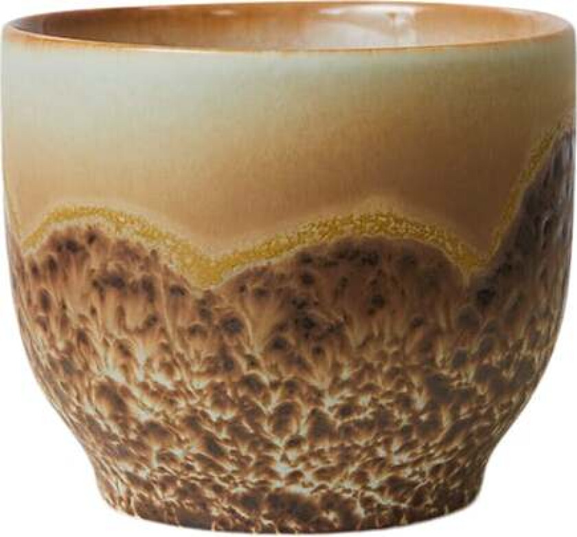 70s Ceramics Café cup Shell - Kopper Med Håndtak
