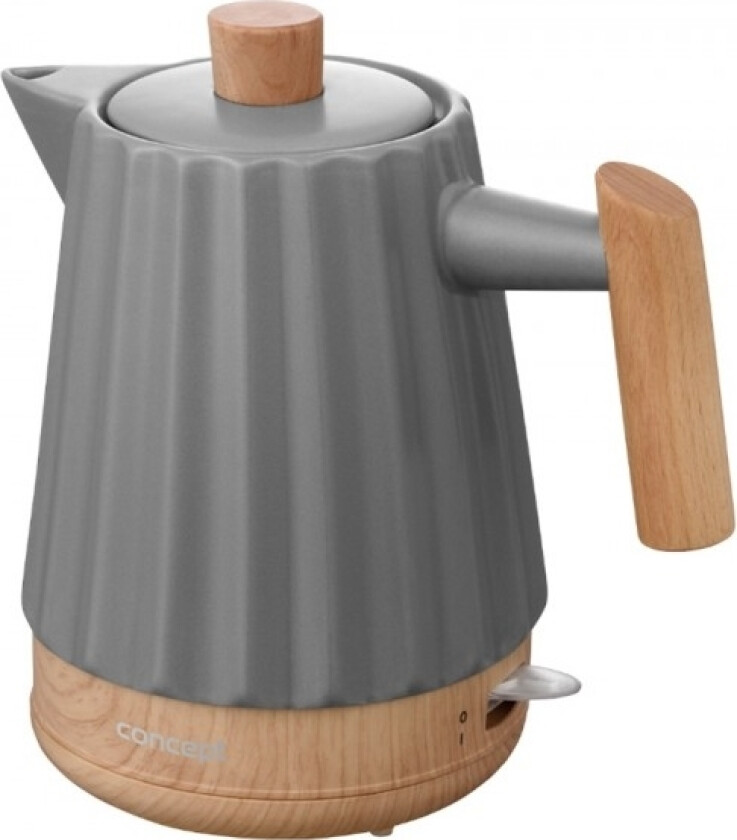Electric Ceramic Kettle 1,5L Dark Grey Rk0092