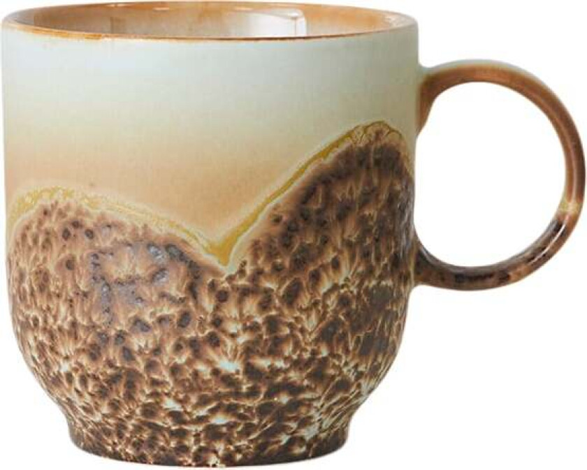 70s Ceramics Café mug Shell - Kopper Med Håndtak