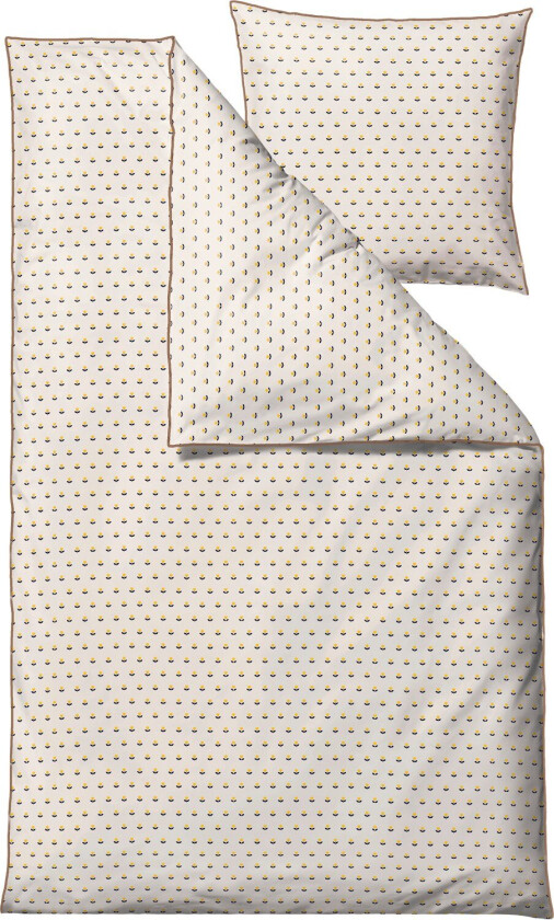 Sengesett 140x220 Tulip Yellow Str L:220cm B:140cm - Sengetøy Bomull