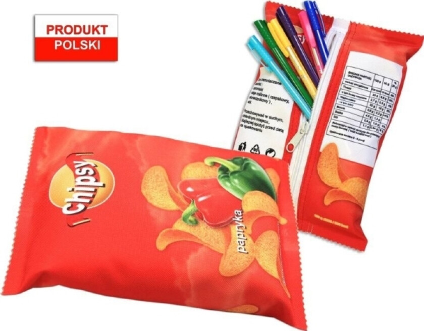 Pencil Case Warta Pencil Case Paprika Chips War-1107 Warta