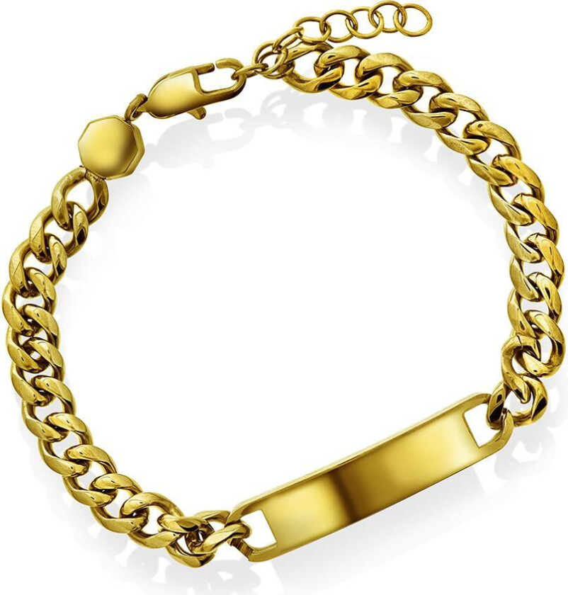 Armbånd i forgylt stål