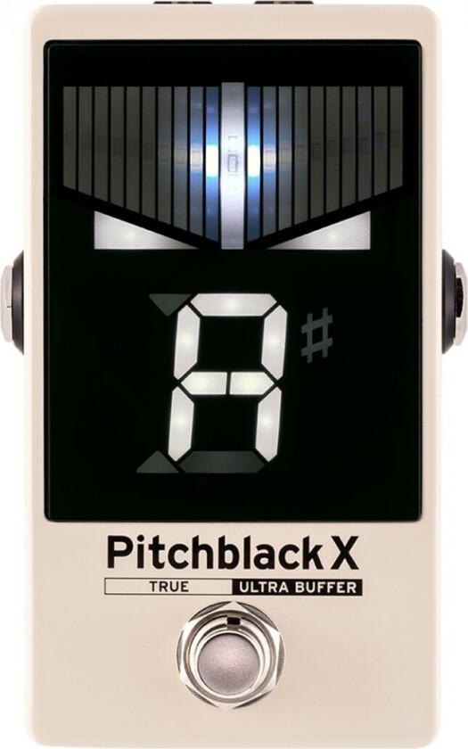 Pitchblack X Chromatic Pedal Tuner Cream