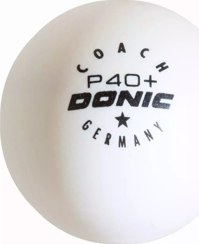 Bordtennisballer Donic P40+ Trener 1Xv. 120 Stk Hvit