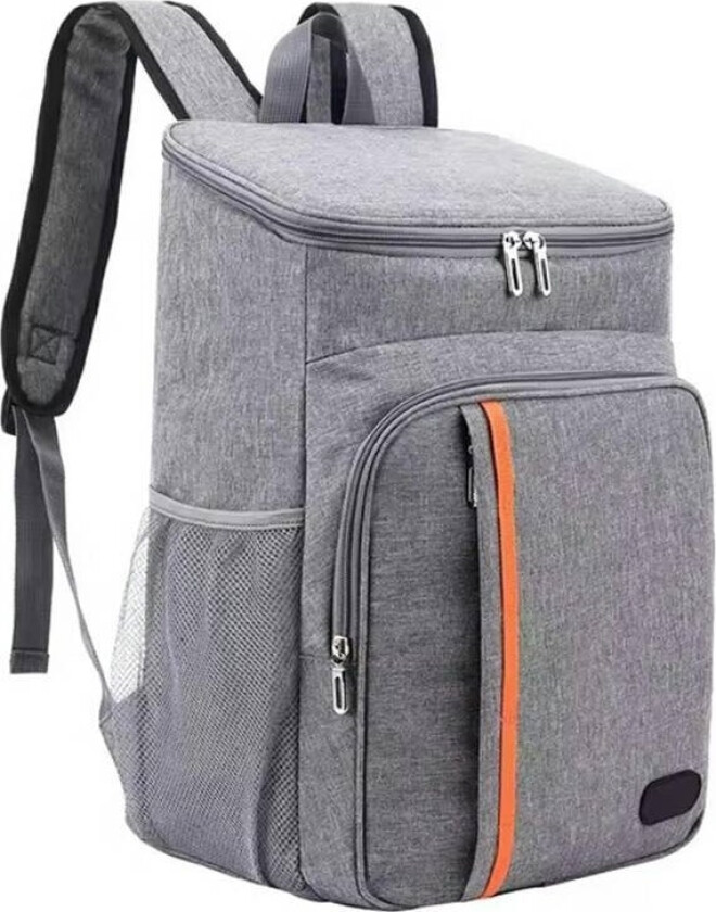 Som Termisk Ryggsekk, Piknikkjølebag For Mat, Grå Da169