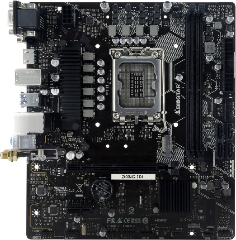 Z690mx2-E D4 (Z690,S1700,Matx,Ddr4)