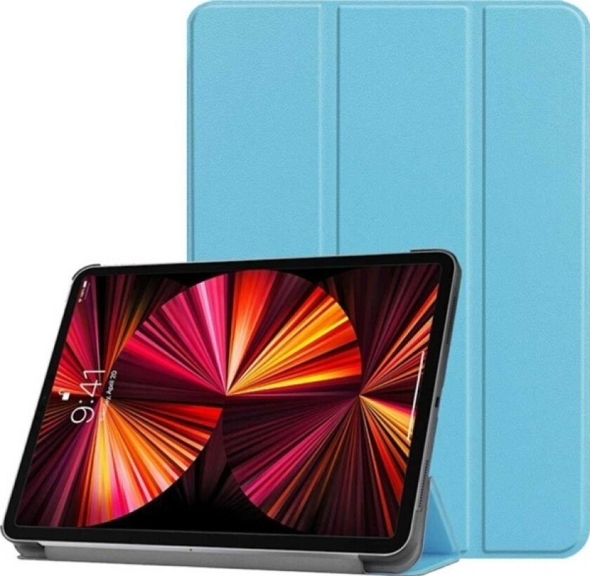 Etui Na Tablet Ilike "Tri-Fold Eco-Leather Stand Case Lenovo Tab P11" Sky Blue