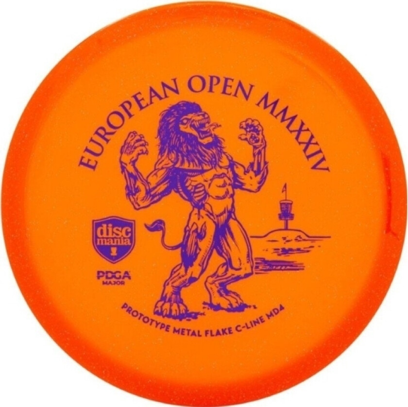 Discgolf Discmania Midrange C-Line Metalflake Md4 Orange 5/4/0/3
