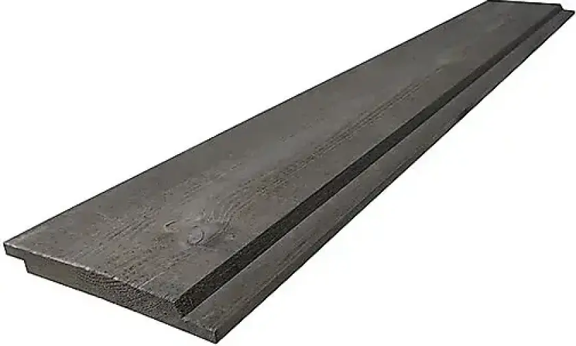 Kledning dobbelfals 60° 19x148 mm grå
