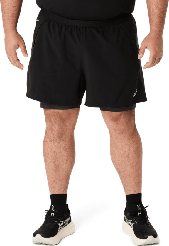 Road 2-N-1 5In Short, løpeshorts, herre black/graphite grey