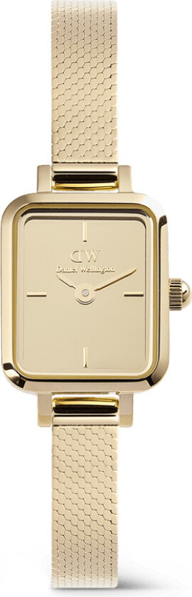 Quadro Mini Reflection Gold DW00100801 - Kvarts - Gull - Dameklokker - Meshlenke - Mineral
