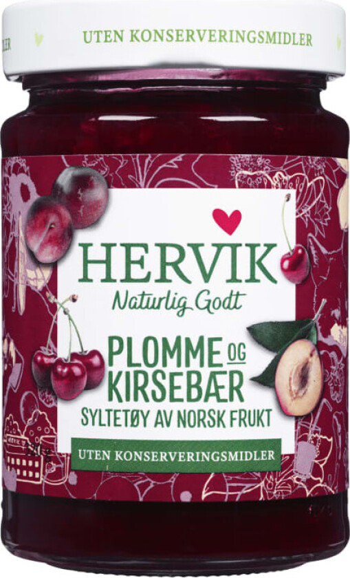 Bilde av Plomme&Kirsebær Syltetøy 320g