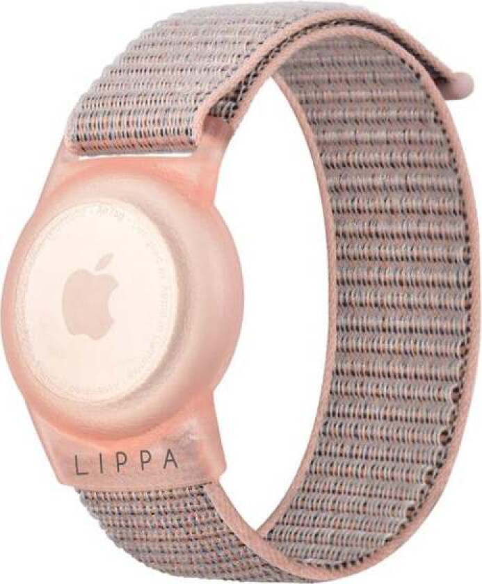 Nylon Wristband for AirTag and Smart Finder - Pink