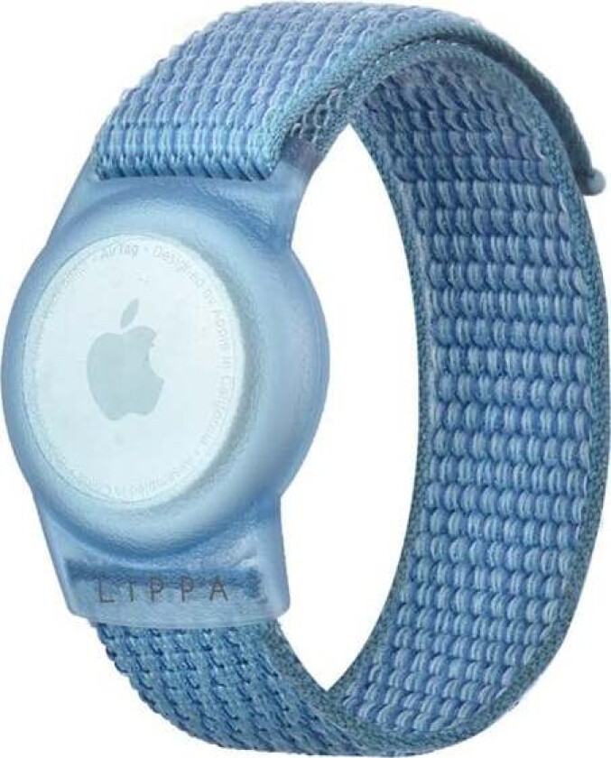 Nylon Wristband for AirTag and Smart Finder - Blue