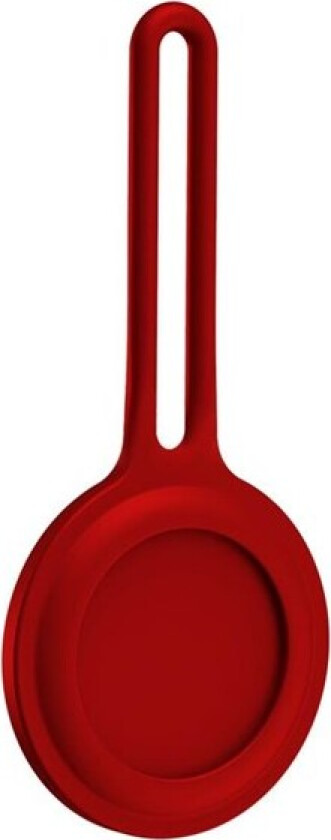 Holder with Strap for AirTag and Smart Finder - Red