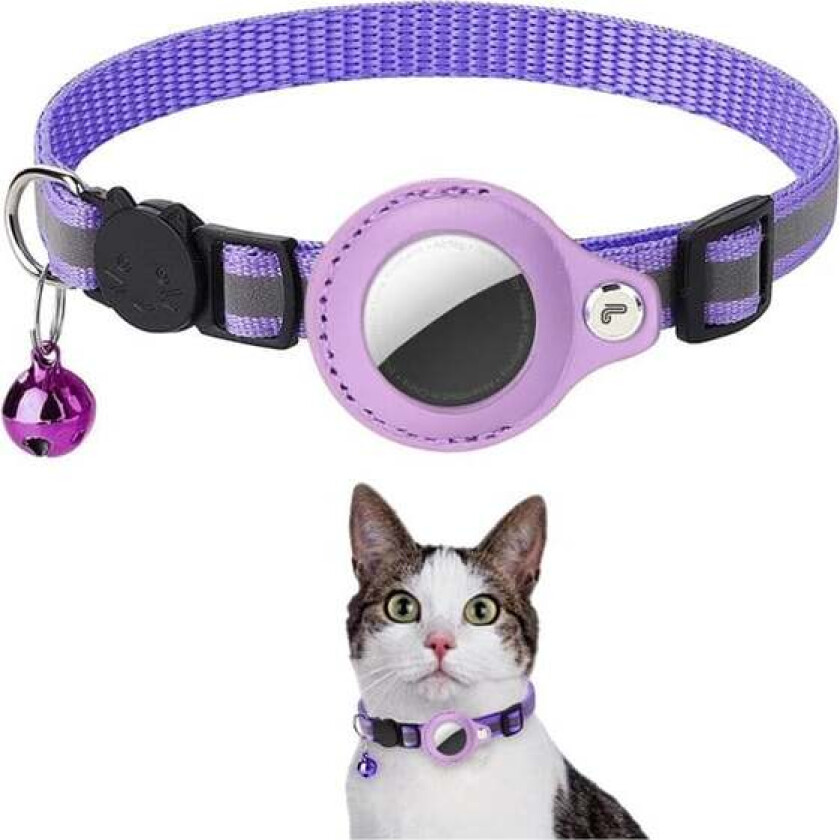Collar for Cats and Dogs - For AirTag and Smart Finder - 22-32 cm