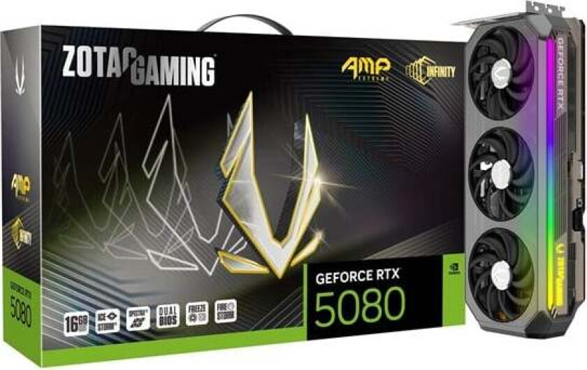 GeForce RTX 5080 AMP Extreme Infinity - 16GB GDDR7 RAM - Grafikkort