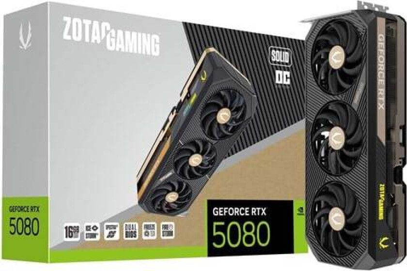 GeForce RTX 5080 Solid OC - 16GB GDDR7 RAM - Grafikkort