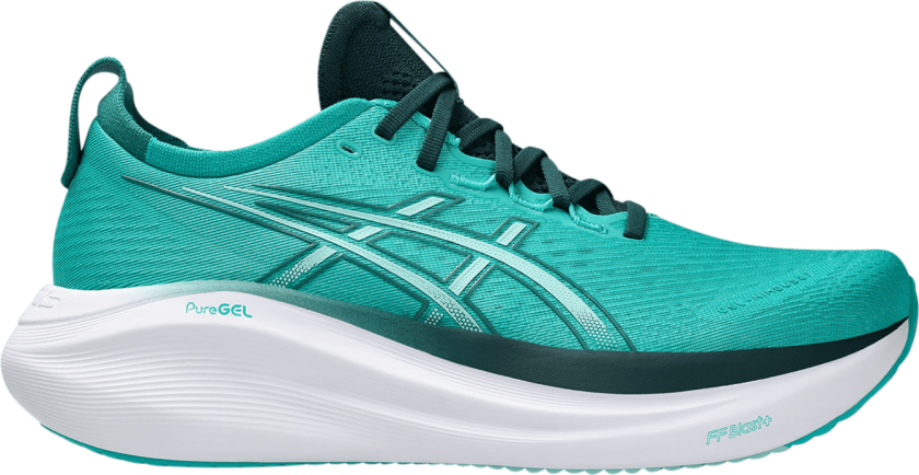Gel-Nimbus 27, løpesko, herre Wave Teal/saxon Gree