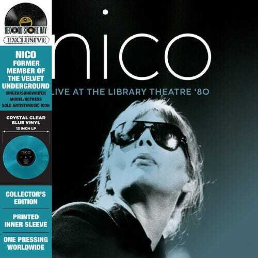 Nico Live At The Library Theatre '80 LP/Vinyl