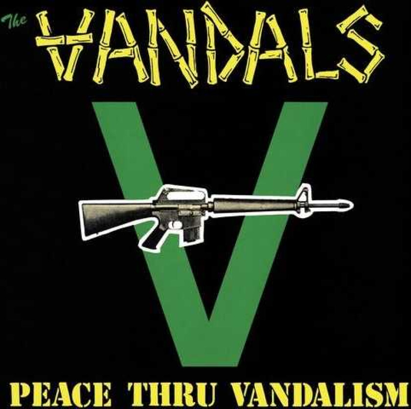 The Vandals Peace Thru Vandalism Green/black Splatter LP/Vinyl