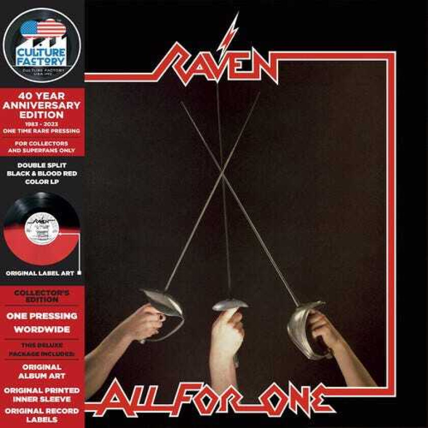 Raven All For One LP/Vinyl