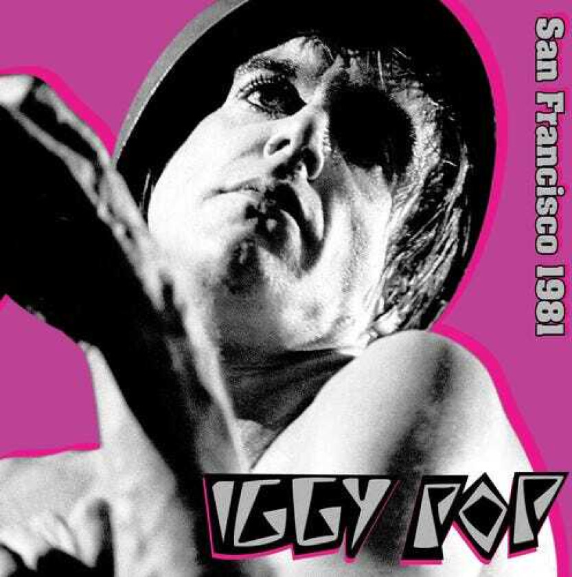 Iggy Pop San Francisco 1981 Silver LP/Vinyl