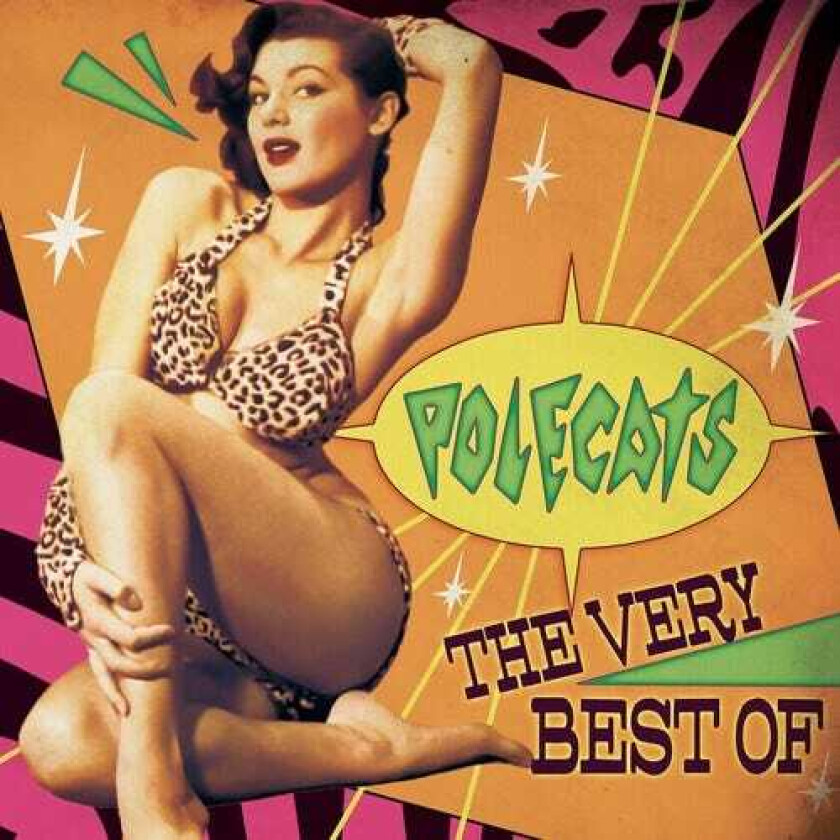 The Polecats Very Best Of Purple/orange Splatter LP/Vinyl
