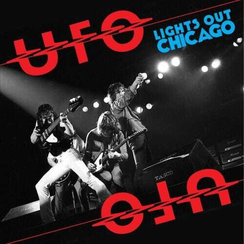 UFO Lights Out In Chicago Red/black Splatter LP/Vinyl
