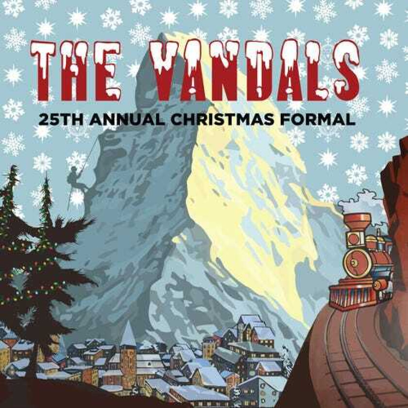 The Vandals 25th Annual Christmas Formal Red & Black Marble LP/Vinyl