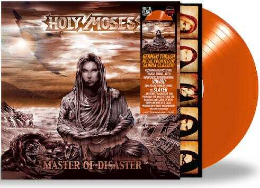 Holy Moses Master Of Disaster Orange LP/Vinyl